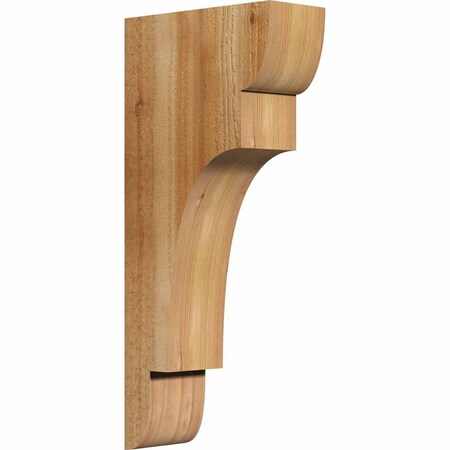 Ekena Millwork New Brighton Rough Sawn Corbel, Western Red Cedar, 4"W x 10"D x 22"H COR04X10X22NEB00RWR